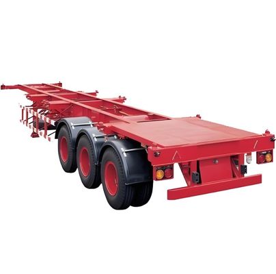3 eixos 20-45 pés Container Chassis Esqueleto Semi-remolque com 12.38x2.48x1.55m Tamanho