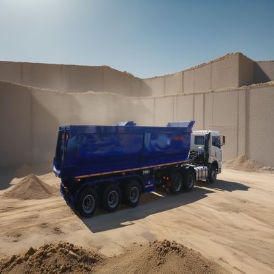 28 t engrenagem de pouso de carga pesada semi-reboque hidráulico traseiro para transporte de grandes pedras