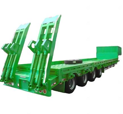 Wosheng Transportes de Equipamento Pesado Low Boy Truck Trailers com eixos 3/4/5/6/7