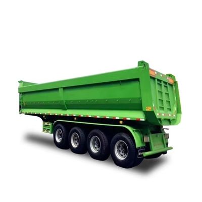 Semi-reboque de 28 t para materiais de construção de minério de carvão