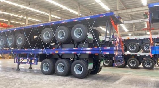 Cor e tamanho personalizáveis 50 toneladas Capacidade de caminhão de contêiner Trailer para comercial