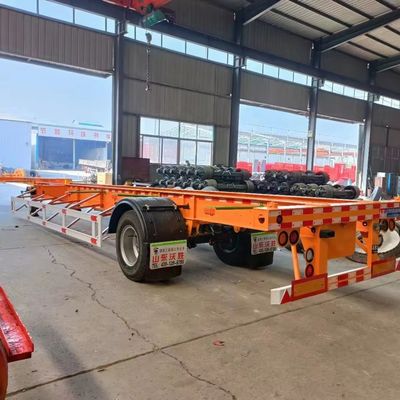 2.00 ou 3,5 polegadas para o King Pin Q345b Container de Aço Esqueleto Semi-Relógio de Wosheng