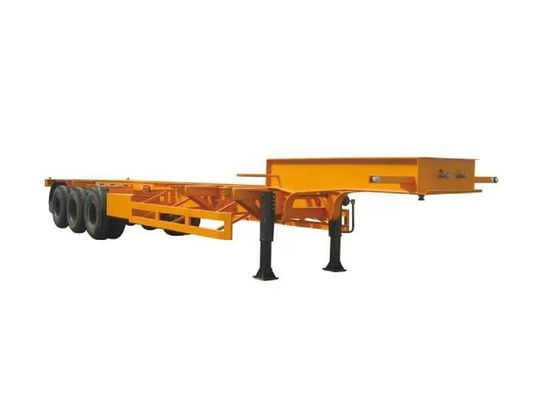 12500/13000/14000/16000x2500/3000/3000x1100/3300mm Container de três eixos Esqueleto Semi-reboque
