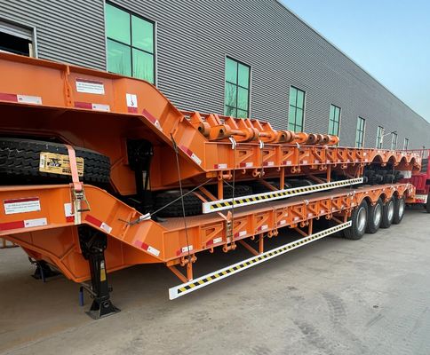 12500/13000/14000/16000x2500/3000/3000x1100/3300mm Container de três eixos Esqueleto Semi-reboque