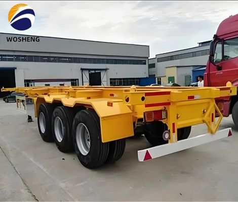 9.0-20*12pcs 90 Rim Truck Trailer para entrega de contêineres Semi-trailer esqueleto de todos os tamanhos