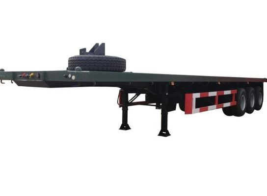 Reboque multifunção de 3 eixos com piso plano com pneu 12.00R22.5 em 12500x2500x1600-3100mm