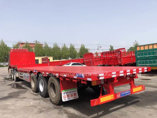 Eixo 13t*3 Eixo 20FT 40FT 45FT Container Chassis Flatbed Semi-Trailer para o mercado