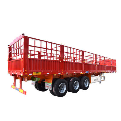 3/4 eixos 9,00-22,5 borda tipo plano vedação lateral parede semi-reboque para 20 anos exportando