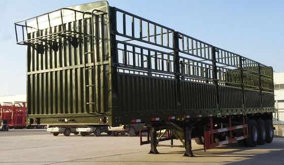 3/4 eixos 9,00-22,5 borda tipo plano vedação lateral parede semi-reboque para 20 anos exportando