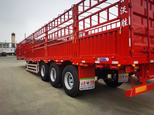 3/4 eixos 9,00-22,5 borda tipo plano vedação lateral parede semi-reboque para 20 anos exportando