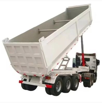 Semi-reboque hidráulico traseiro de 3 eixos de 20 a 80 toneladas para reboques de caminhões