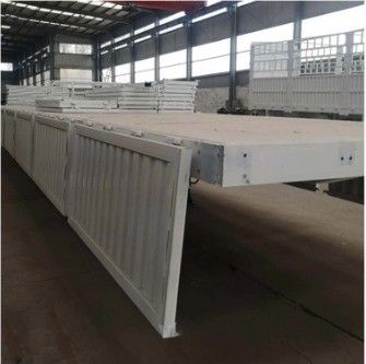 3 eixos tipo plano parede lateral cerca lateral semi-reboque para transporte de carga e gado