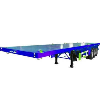 Transporte de 20 pés 40 pés Containers com WS Container Twist Lock 50 pés ou 53 pés Flatbed Trailers