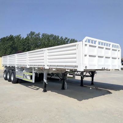 Semi-reboque de cerca de 60 toneladas de 3 eixos direto com sistema de travagem de descarga de ar lateral