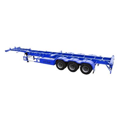 Suspensão Mecânica Container Tri-Axle Esqueleto Semi-Relógio com 50 toneladas de carga útil máxima