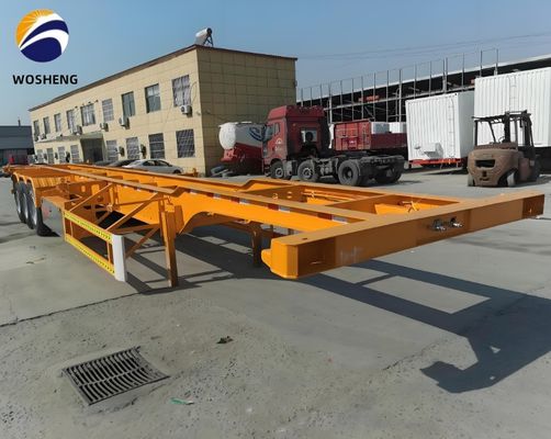 Capacidade máxima 50T Semi-reboque esqueleto