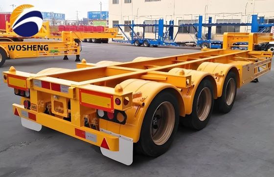 Capacidade máxima 50T Semi-reboque esqueleto