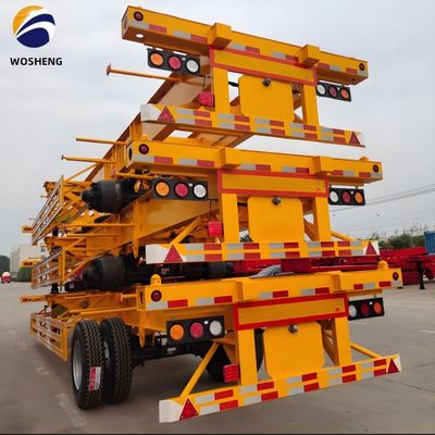 Capacidade máxima 50T Semi-reboque esqueleto