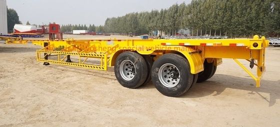 Wosheng Best 2 Axle 20FT 40FT Container Skeleton Semi-Trailer para transporte de contêineres