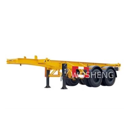 Fonte de folha 90 w mm*13/16 espessura mm*10 camada Wosheng Container Skeleton Semi-trailer