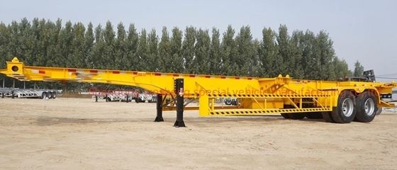Fonte de folha 90 w mm*13/16 espessura mm*10 camada Wosheng Container Skeleton Semi-trailer