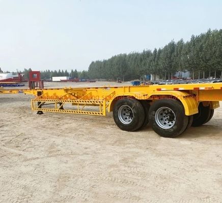 Fonte de folha 90 w mm*13/16 espessura mm*10 camada Wosheng Container Skeleton Semi-trailer