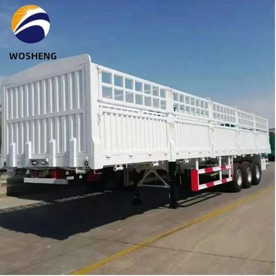 Semi-reboque de vedação de carga de 3 eixos 40T em Shandong com câmara de travagem de mola T30/30