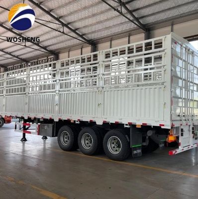 Semi-reboque de vedação de carga de 3 eixos 40T em Shandong com câmara de travagem de mola T30/30