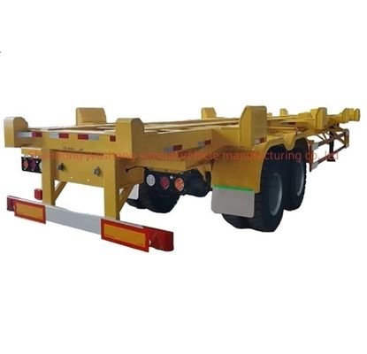 2/3 eixo esqueleto Semi-Carrier Trailer para 20FT 40FT contêineres Heavy Duty Landing Gear