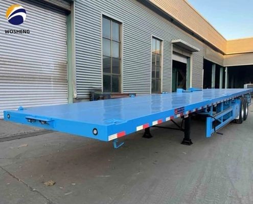 3 eixos de semi-reboque de banco plano com mola de folha 90 w mm*13/16 espessura mm*10 camada