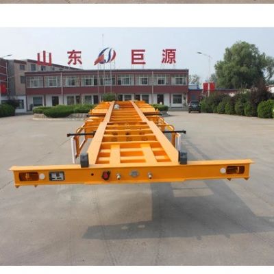 Wosheng cor personalizada 2 3 4 eixos camião esqueleto semi-reboque para carregamento de contentores