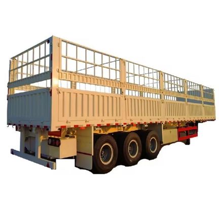 Semi-reboque para transporte de 60-100 toneladas de materiais de construção e solicitação do cliente