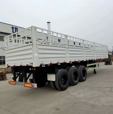 Semi-reboque para transporte de 60-100 toneladas de materiais de construção e solicitação do cliente