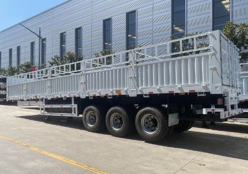 Semi-reboque para transporte de 60-100 toneladas de materiais de construção e solicitação do cliente