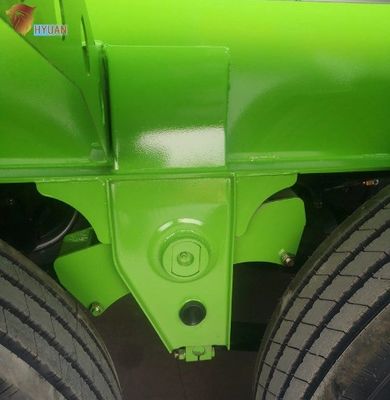 Q345B / T700 Semi-reboque de descarga traseiro de quatro eixos de aço para transporte de minério