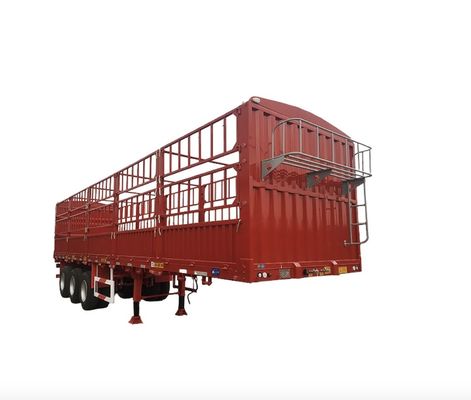 Parede lateral de 30-100 toneladas Parede lateral de resíduos de gado Pecuária de carga a granel Cercas de semi-caminhão