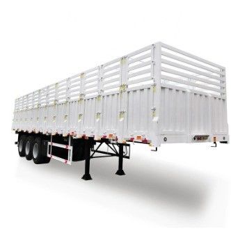 Parede lateral de 30-100 toneladas Parede lateral de resíduos de gado Pecuária de carga a granel Cercas de semi-caminhão