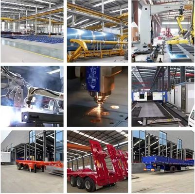 12400*2610*1550mm plataforma de transporte de contêineres de 40 pés de comprimento