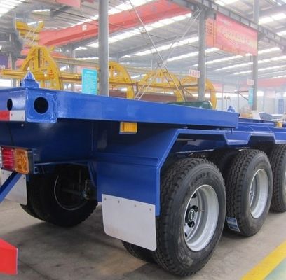 Preço acessível 12400x2500x1550mm Suspensão Mecânica Container Chassis Semi-trailer