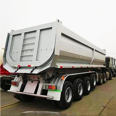Wosheng 3 eixos 930*250*345M Semi-reboque para transporte de minério 2024 Dump Semi-reboque