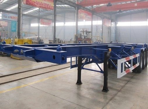 40FT 3 eixos Container Chassis Skeleton Semi Truck Trailer para transporte de contêineres