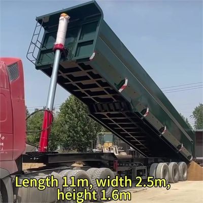 Semi-reboque traseiro de 3 eixos FUWA/Wosheng 40-60tons CBM Tipper Tipping Truck Trailers