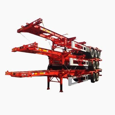 Leaf Spring 90 w mm*13/16 espessura mm*10 camada 40ft Esqueleto de pescoço de ganso Semi-trailer