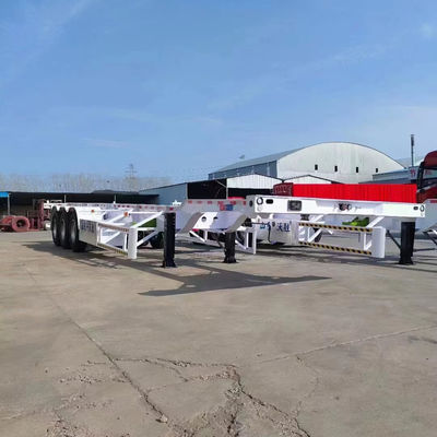 2024 Most Popular 3 Axle Container Transport Trailer com Heavy Duty Landing Gear 28t