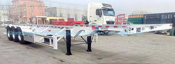2024 Most Popular 3 Axle Container Transport Trailer com Heavy Duty Landing Gear 28t