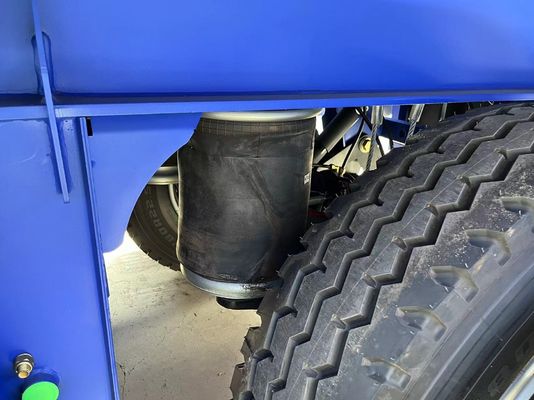 Semi-remolque de 4 eixos hidráulico traseiro para transporte de grãos de areia