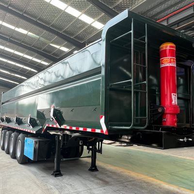 50 a 80 toneladas de trailers de inclinar de eixos 3/4/5 e trailers de descarga traseiros versáteis