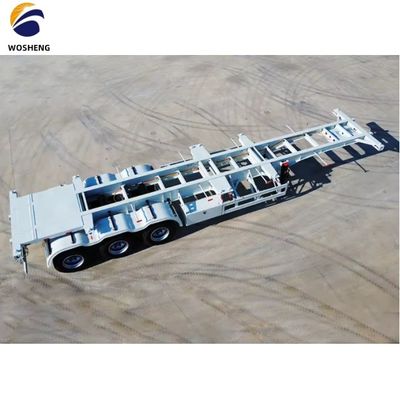 Pedido do cliente 40ft Container Skeleton Semi-trailer para necessidades de transporte de contêineres