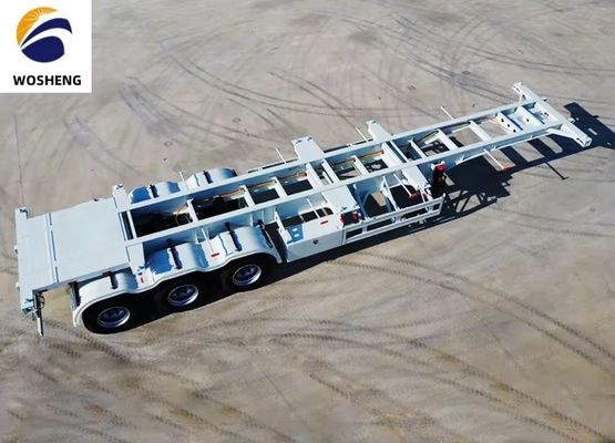 Pedido do cliente 40ft Container Skeleton Semi-trailer para necessidades de transporte de contêineres
