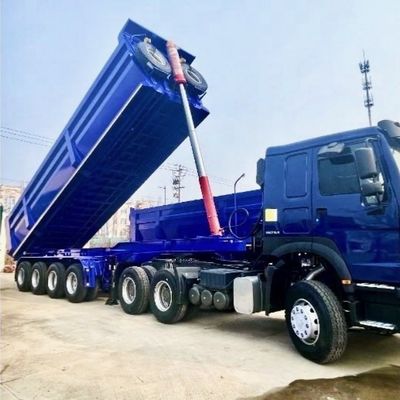 Pedido do cliente 100 toneladas de reboque traseiro para transporte duradouro e seguro